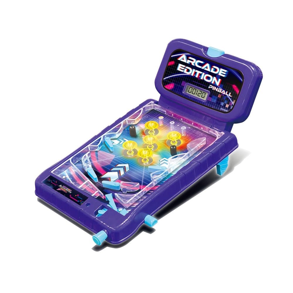 Innov8 Electronic Pin Ball Game, LED Scoreboard, Sound Effects, Tabletop Family Game