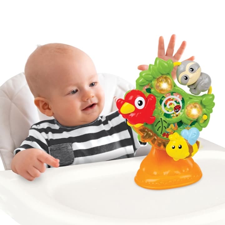 Winfun Jungle Friends Spinning Tree  Interactive Musical Toy for Babies Aged 6 Months and Up view 2