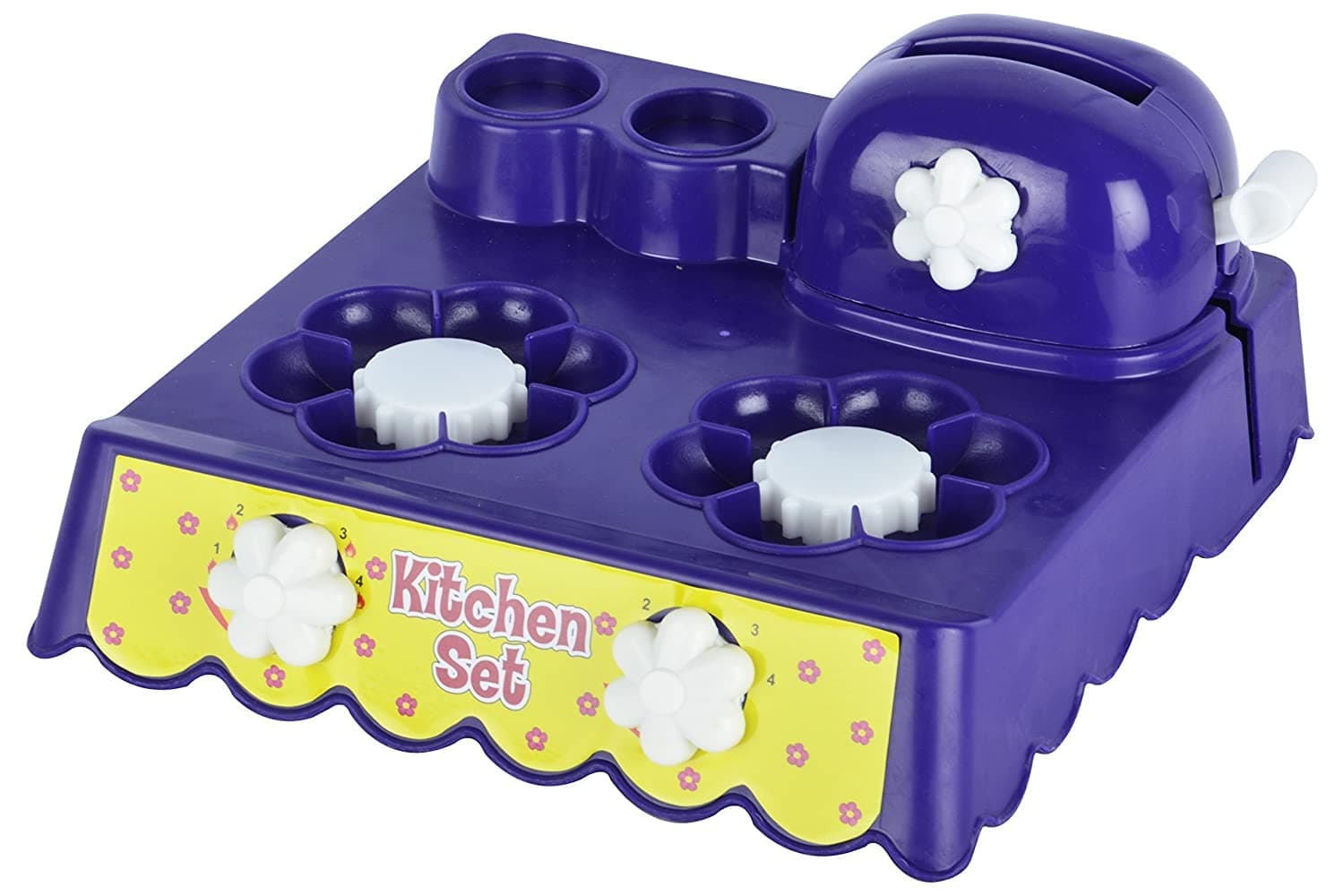 Funskool Giggles Kitchen Set - Colorful Pretend Play Cooking Set for Kids 3+, Enhances Language & Social Skills