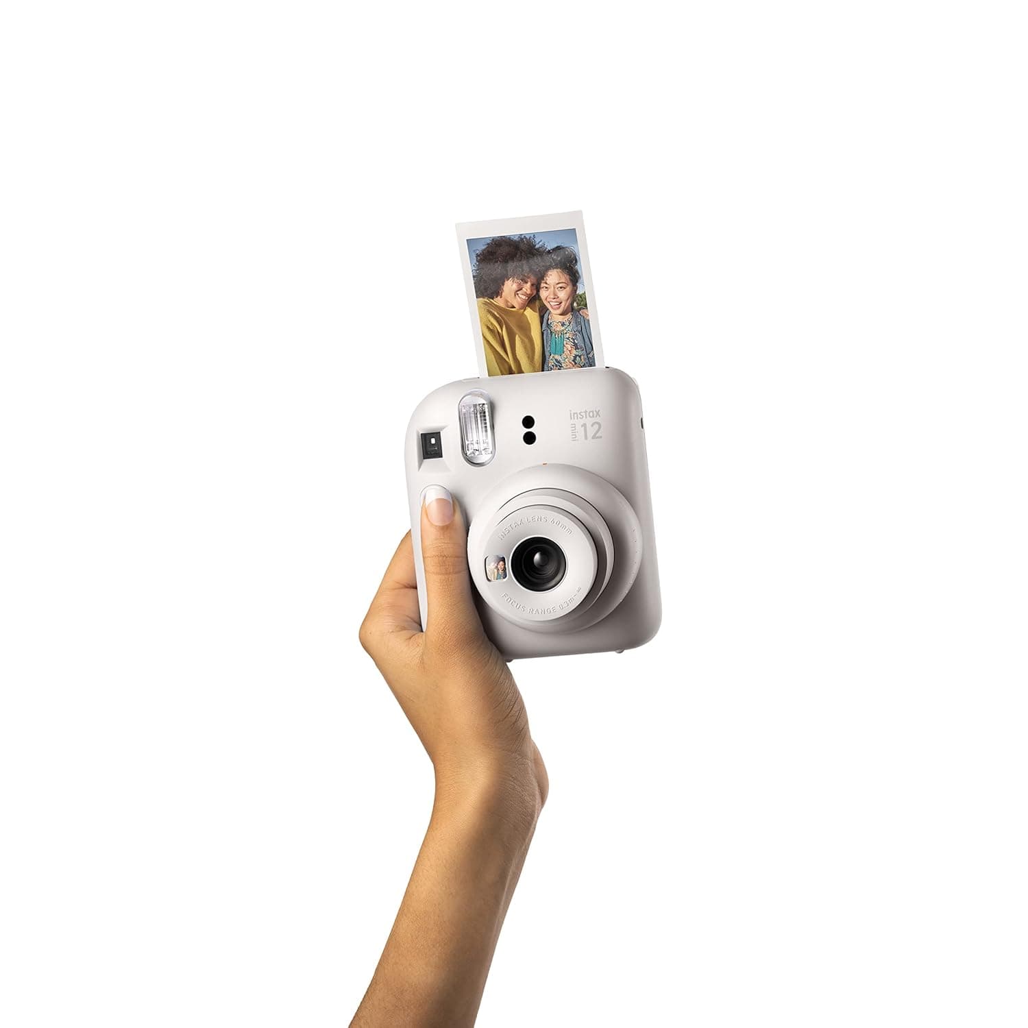 Fujifilm Instax Mini 12 Mega Pack with 40 Shots Instant Camera WHITE view 3