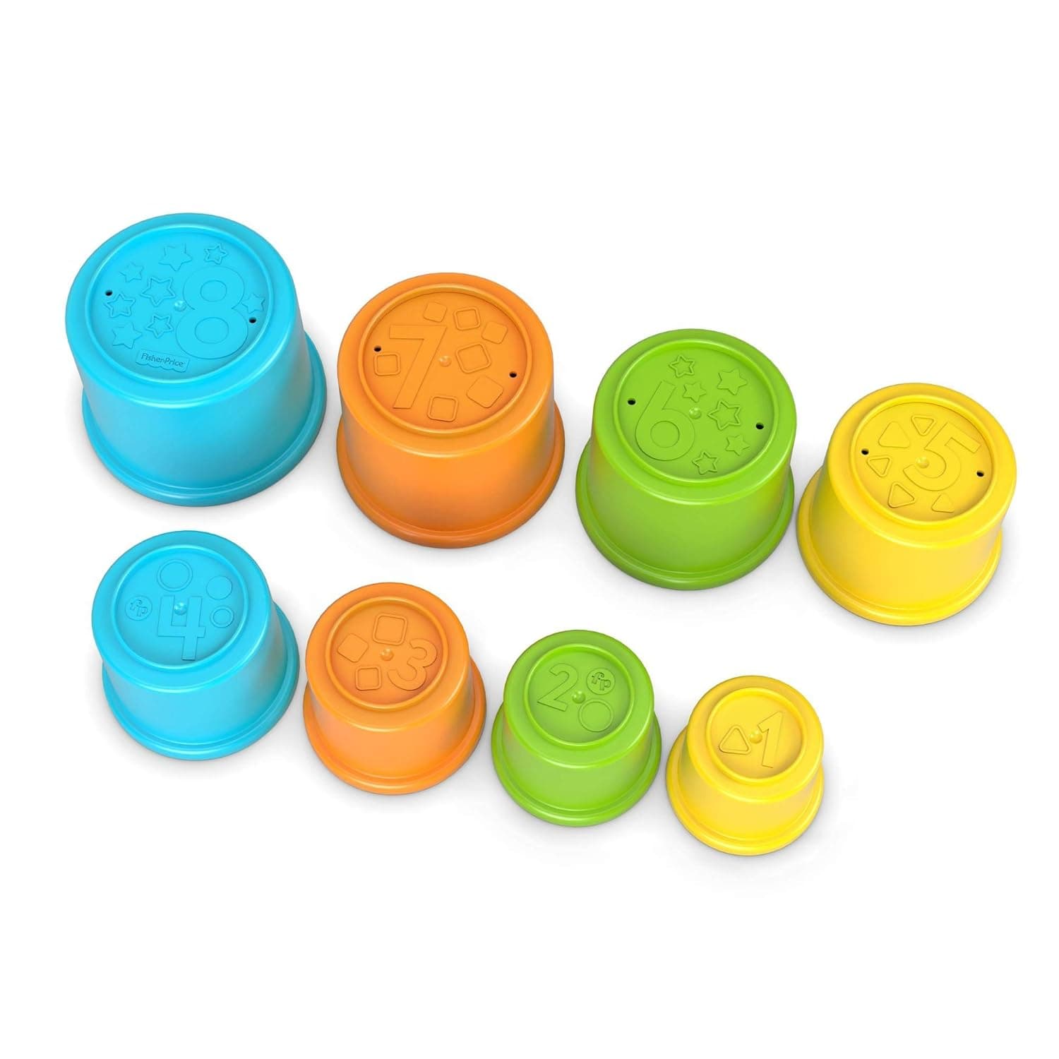 Fisher-Price Plastic Stacking Cups ( Multicolor ) view 3