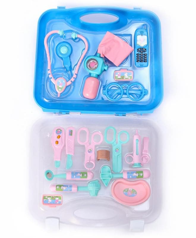 STRIDERS Peppa Pig Doctor Bag Playset Cure Imaginary Ailments with Peppa and Friends
