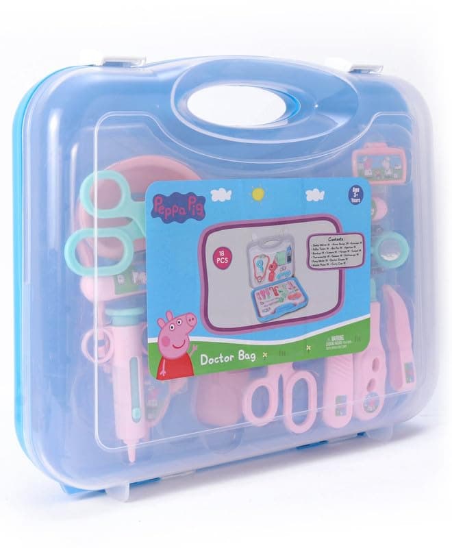 STRIDERS Peppa Pig Doctor Bag Playset Cure Imaginary Ailments with Peppa and Friends view 3