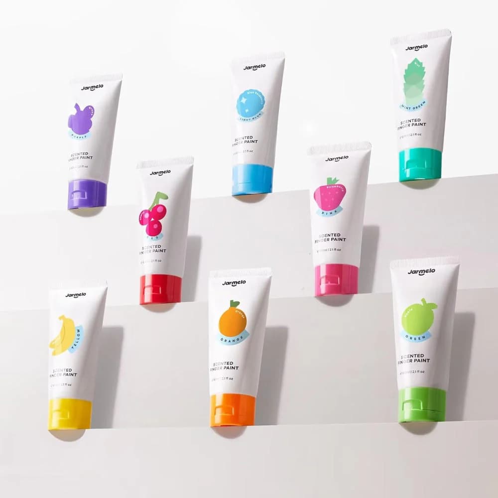 Jar Melo Scented Finger Paint-8 colors