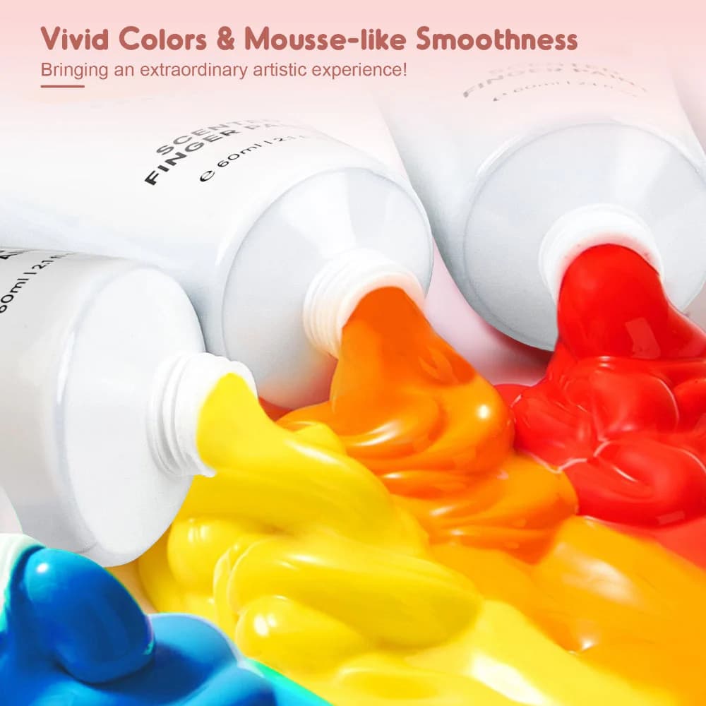 Jar Melo Scented Finger Paint-8 colors view 4