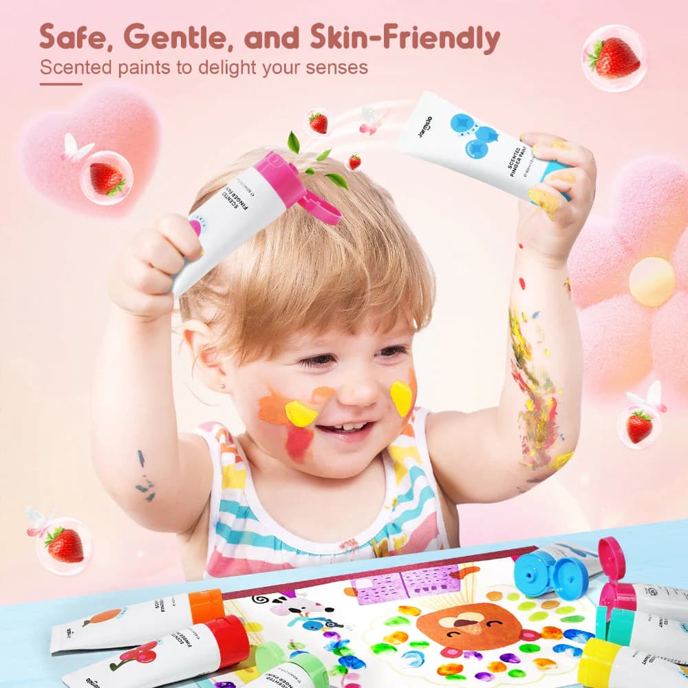 Jar Melo Scented Finger Paint-8 colors view 11
