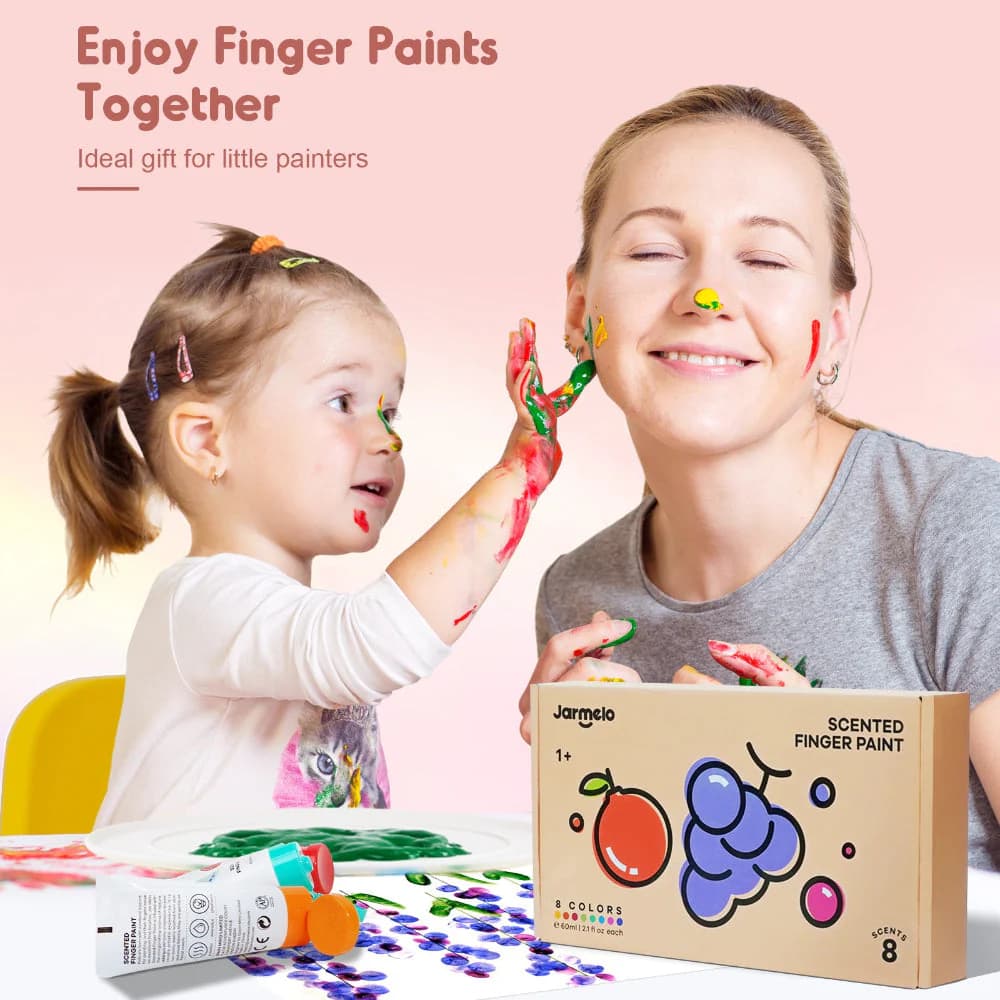 Jar Melo Scented Finger Paint-8 colors view 12
