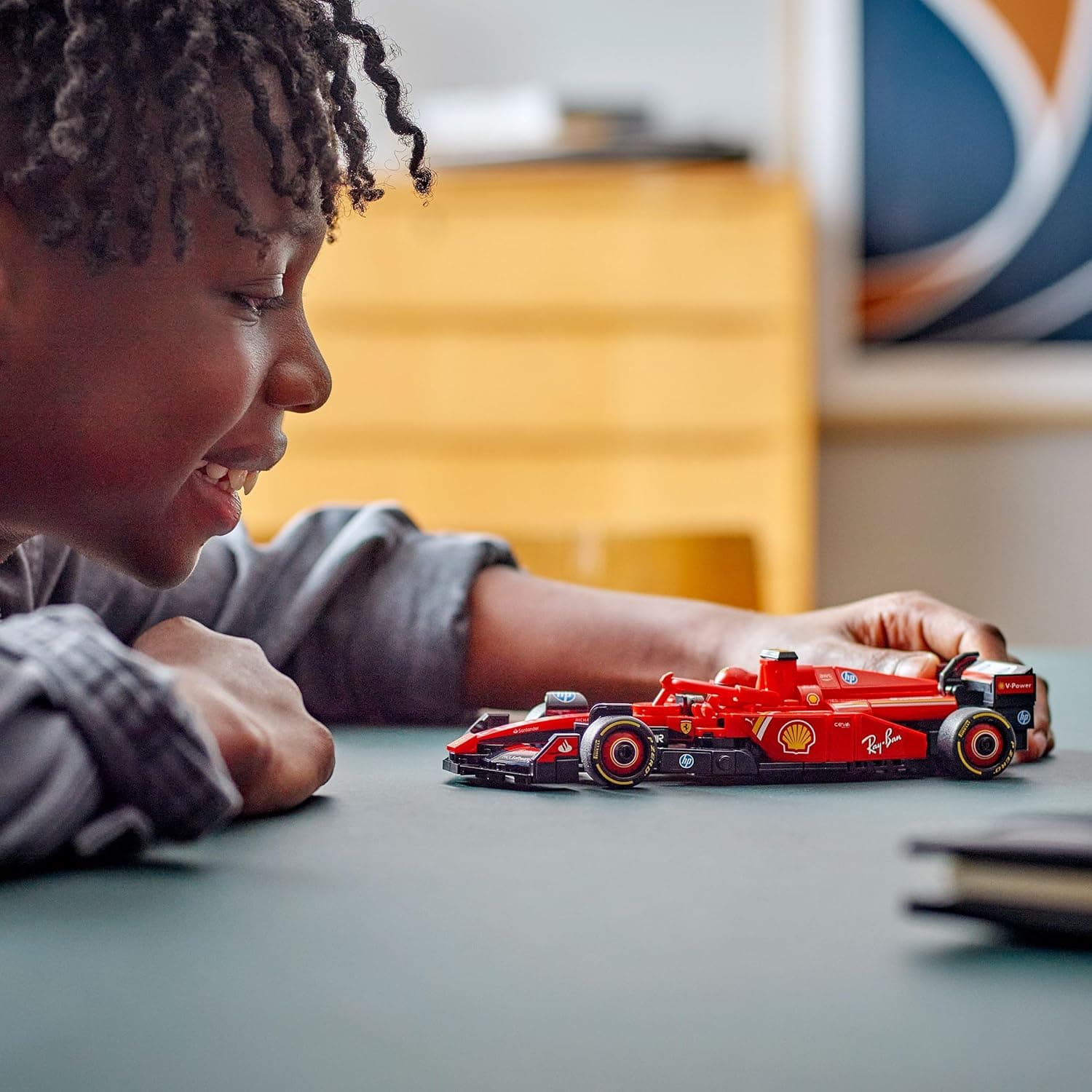 LEGO Speed Champions Ferrari SF-24 F1 Race Car Driver Set 77242 Building Blocks Toys for 10+ Gift for Boys and Girls view 5
