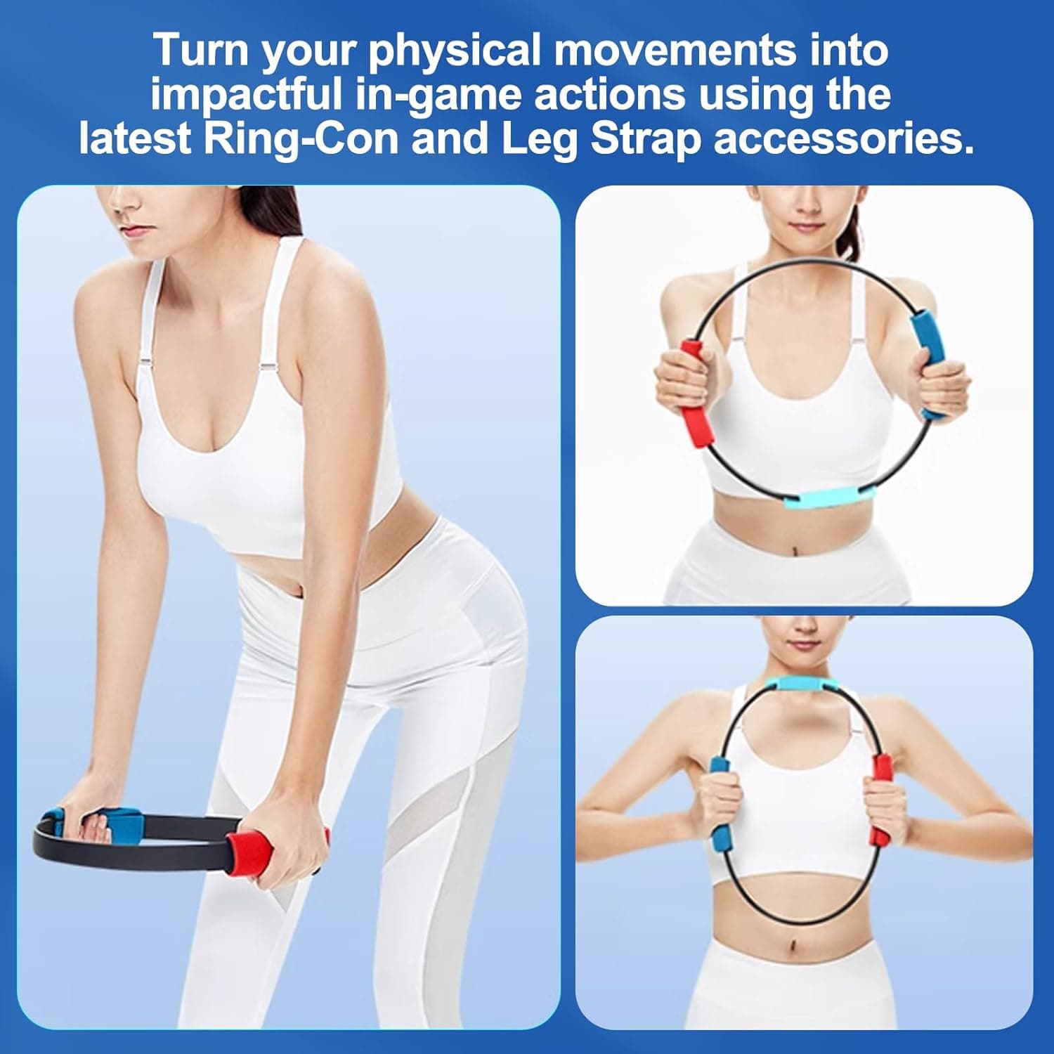 Sameo Gym Master Ring Fit Adventure - Free Entertainment and Fitness Video Games, with Leg Strap Accessories for Android & iOS Mobile Phones view 4