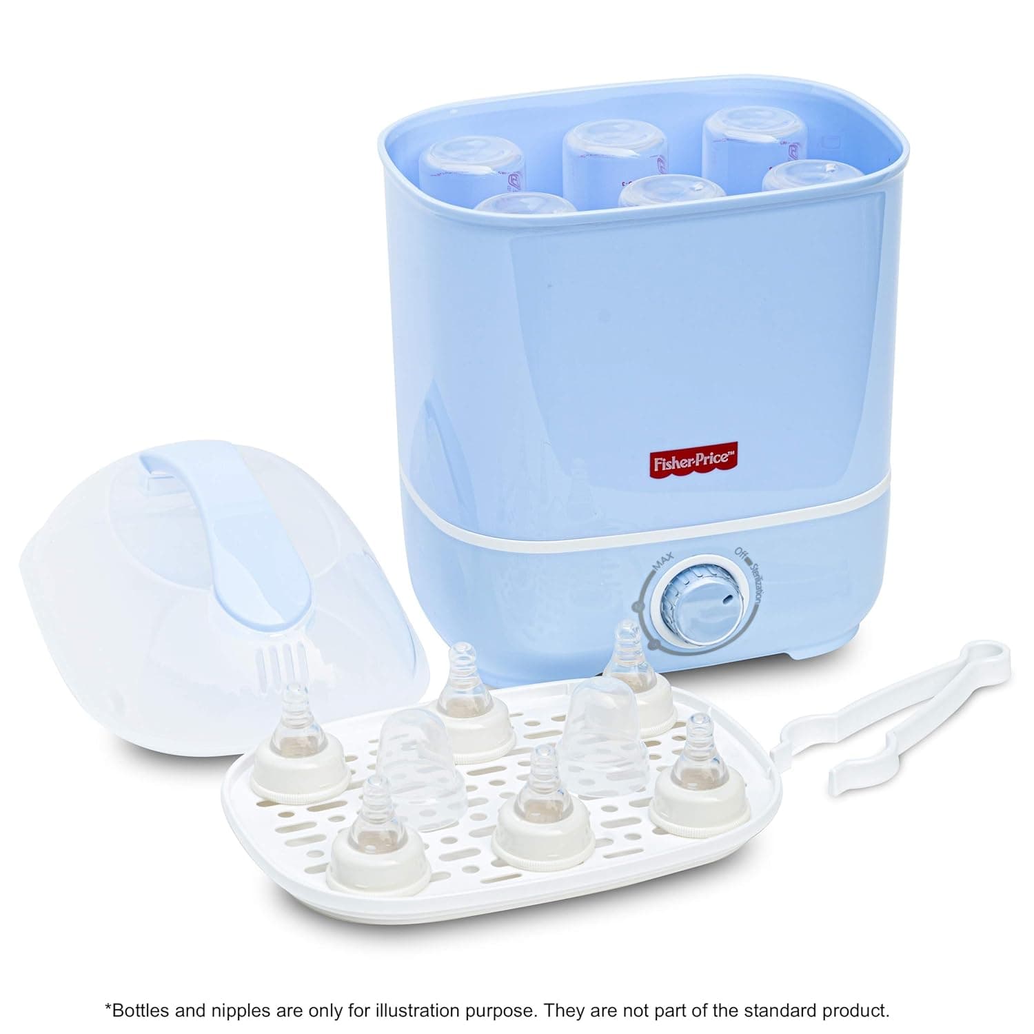Fisher-Price 6 Bottle Sterilizer for Baby Milk Bottles and Accessories - (Sterilizer) view 3