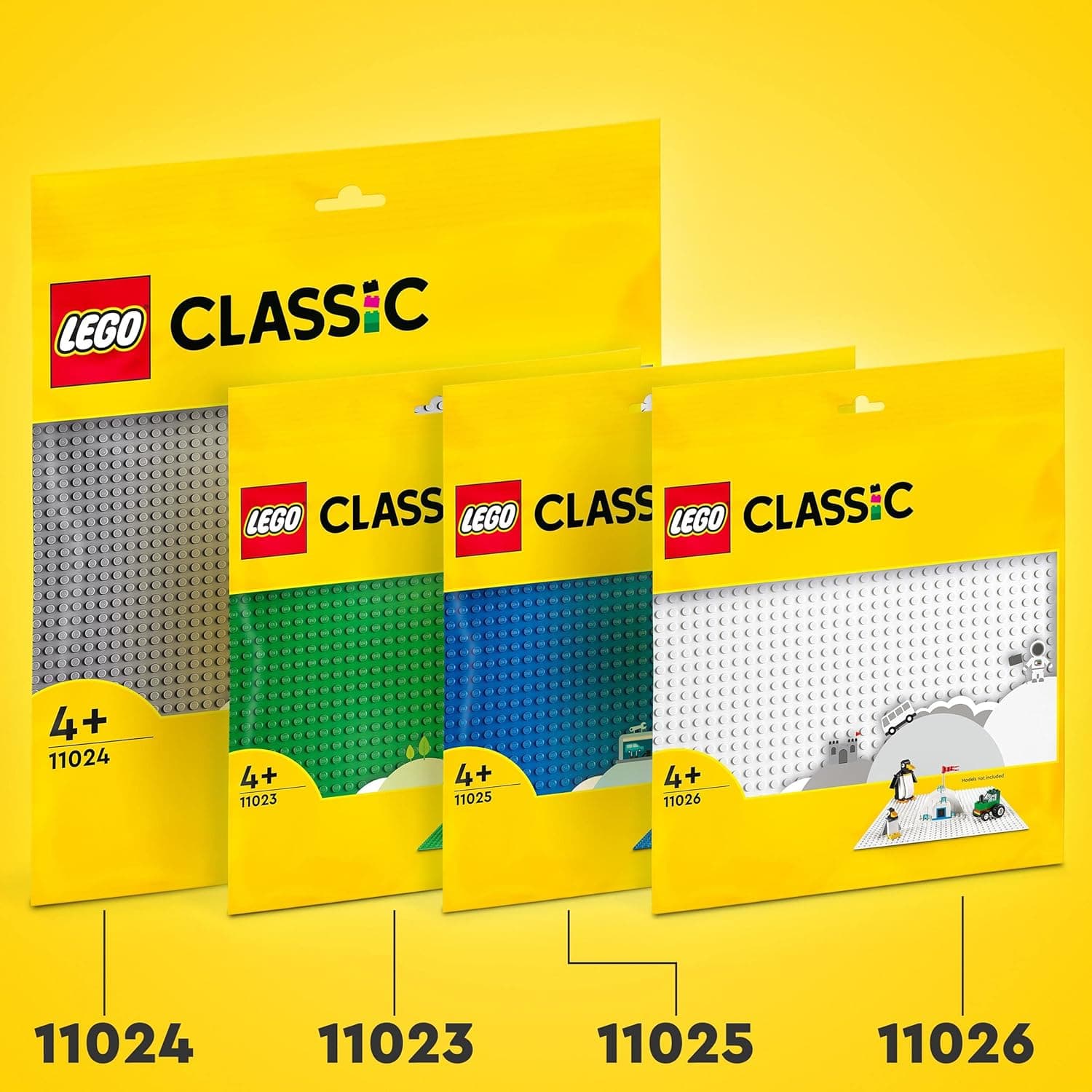 LEGO Classic Blue Baseplate 11025 Building Kit for Kids (1 Piece)