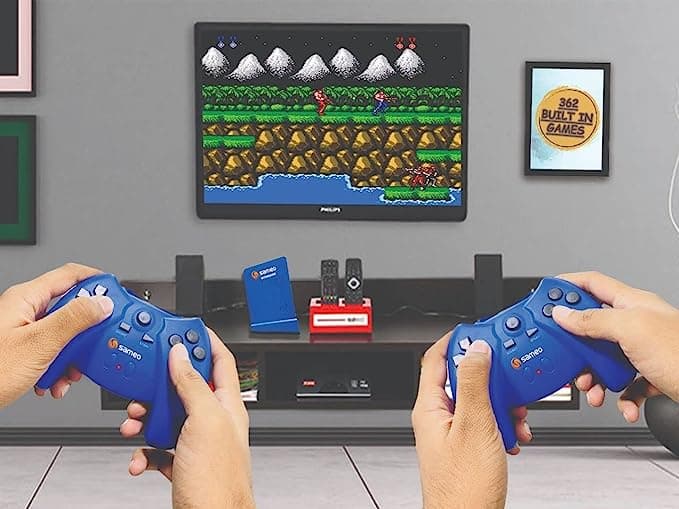 Sameo ULTRAZONE Wireless 8 Bit Game Console for TV with Cordless 2 Joysticks Handheld Gaming Console view 2