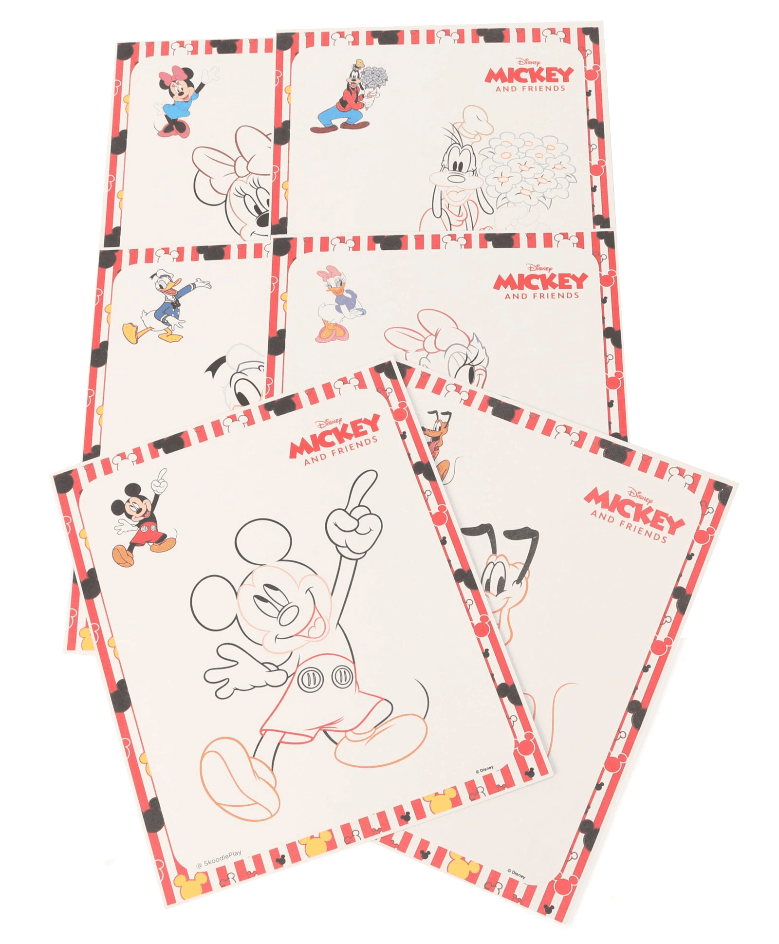 Skoodle Mickey Colouring Frames - Multicolor view 2