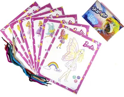 SKOODLE Pink Color Frame Pages For Kids Age 3+