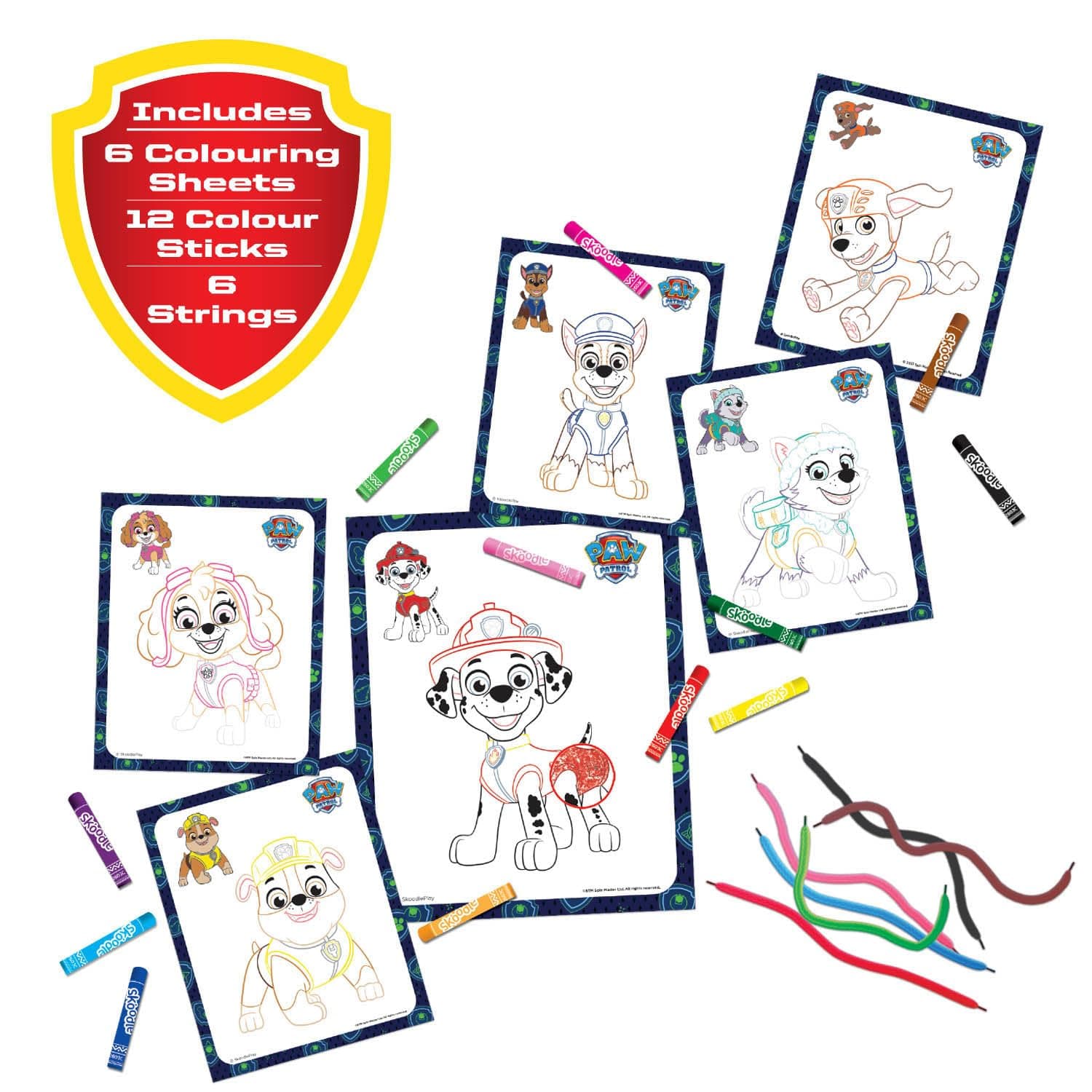 SKOODLE Paw Patrol Coloring Frames For kids view 5