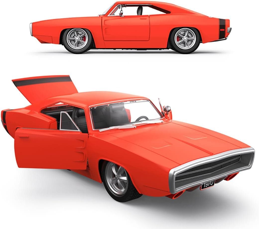 1970 Dodge Charger  RC Car by Rastar – 1:16 Scale Remote Control Muscle Car for Collectors view 5