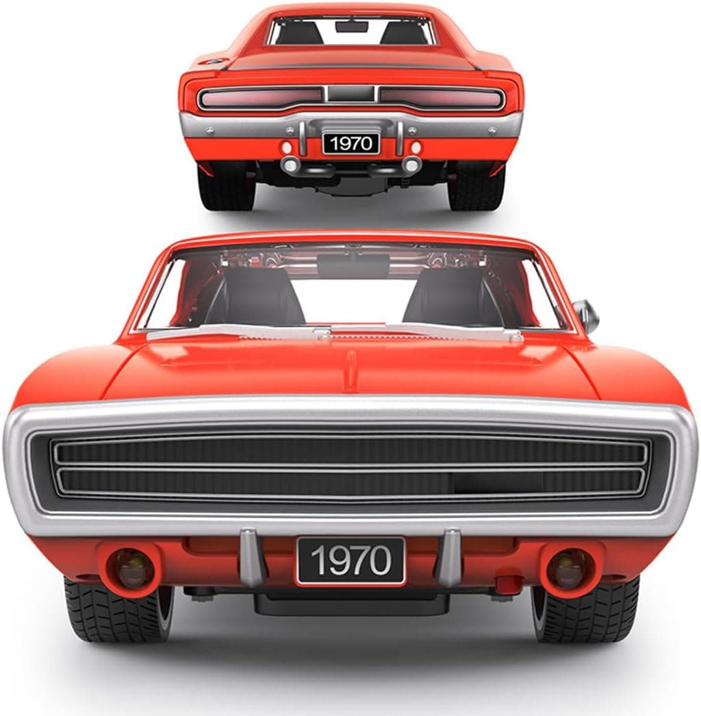 1970 Dodge Charger  RC Car by Rastar – 1:16 Scale Remote Control Muscle Car for Collectors view 6