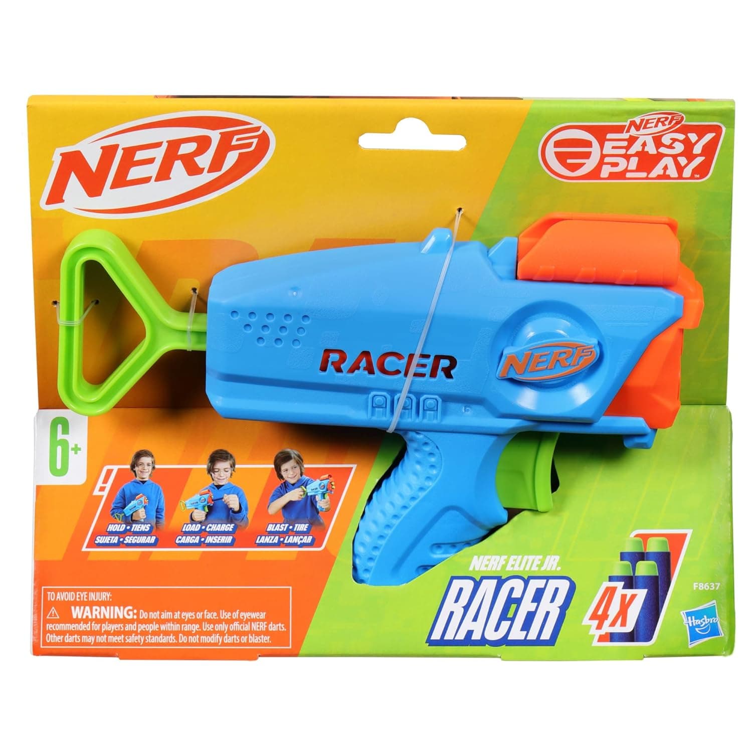 Nerf Elite Racer Easy-Play Dart Blaster 2 Pack, 8 Elite Darts, Outdoor Toys, Ages 6+ view 2