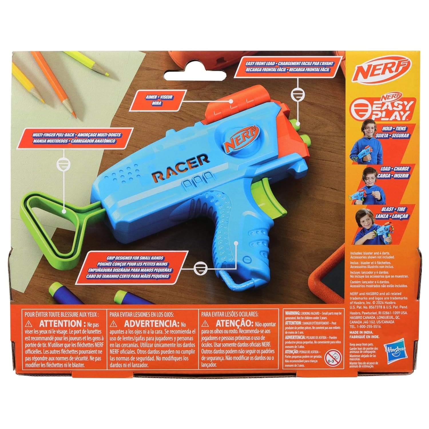Nerf Elite Racer Easy-Play Dart Blaster 2 Pack, 8 Elite Darts, Outdoor Toys, Ages 6+ view 14