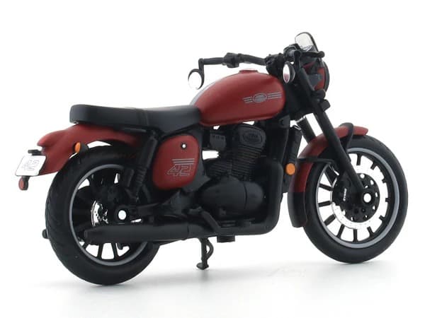 Jawa 42 Red – 1:18 Scale Diecast Motorcycle Model – Collectible Miniature Bike for Display, Gifting & Décor (14+ Age) view 5