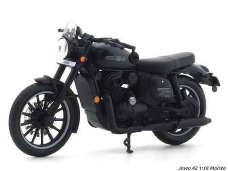 Jawa 42 Black – 1:18 Scale Diecast Motorcycle Model – Collectible Miniature Bike for Display, Gifting & Décor (14+ Age) view 6