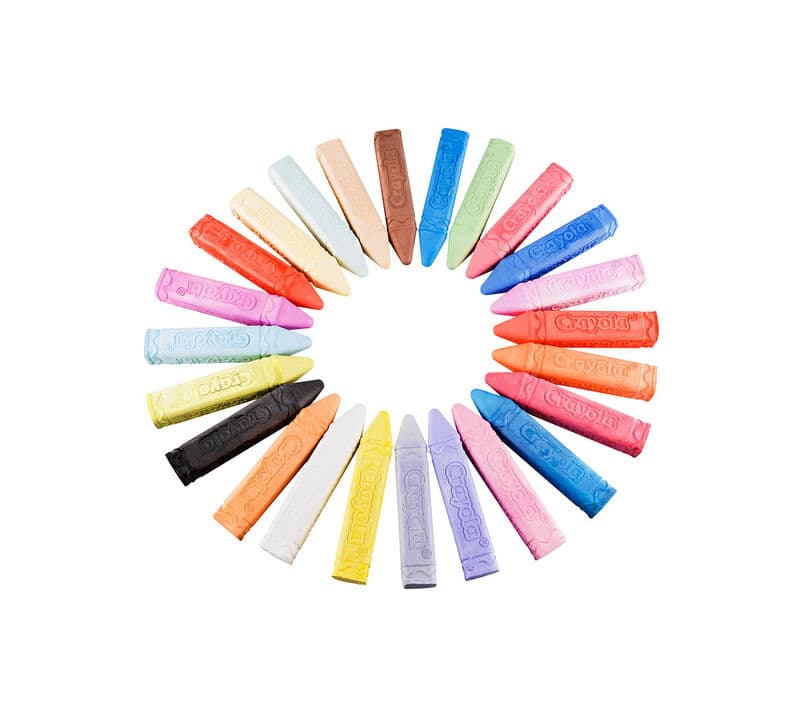 CRAYOLA 24 Count Washable Sidewalk Chalk