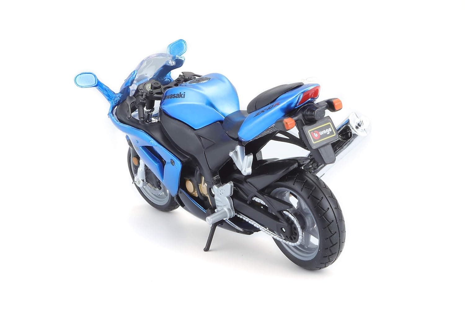 Bburago 1:18 Scale Kawasaki Ninja ZX-10R Diecast Motorcycle – Metallic Blue
