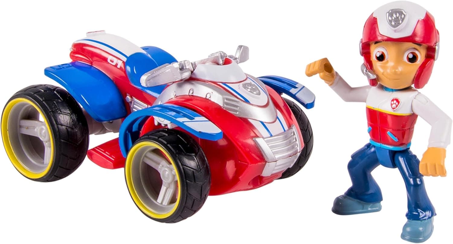 Paw Patrol, Ryder’s Rescue ATV Vehicle with Collectible Figure, for Kids Aged 3 and up, Multicolor, (6061907) view 3