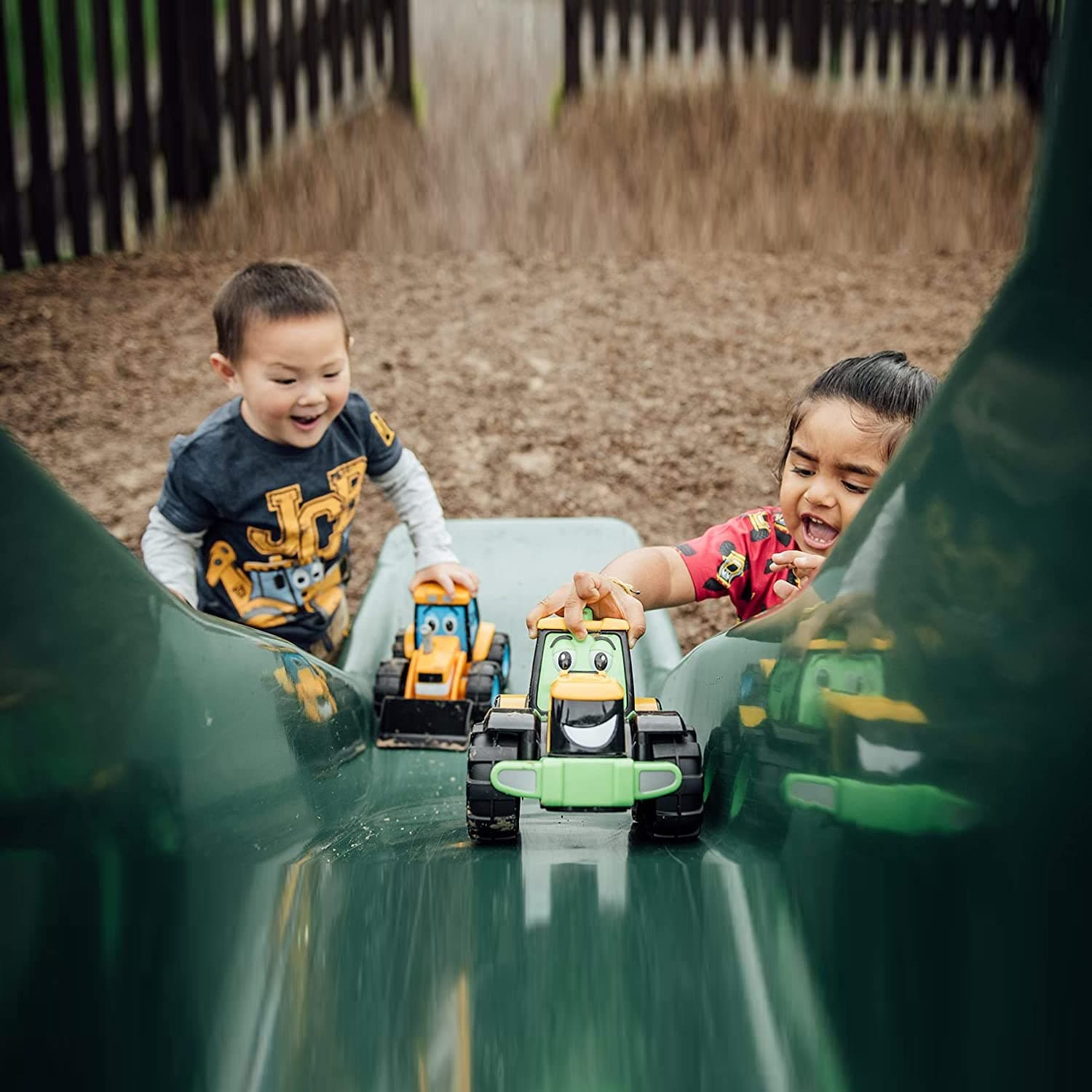 JCB My 1st Big Wheeler Joey Dumptruck for Kids Heavy Duty Unbreakable Non-Electric Gift for Toddlers Boys Authentic Licensed Yellow Toy view 3