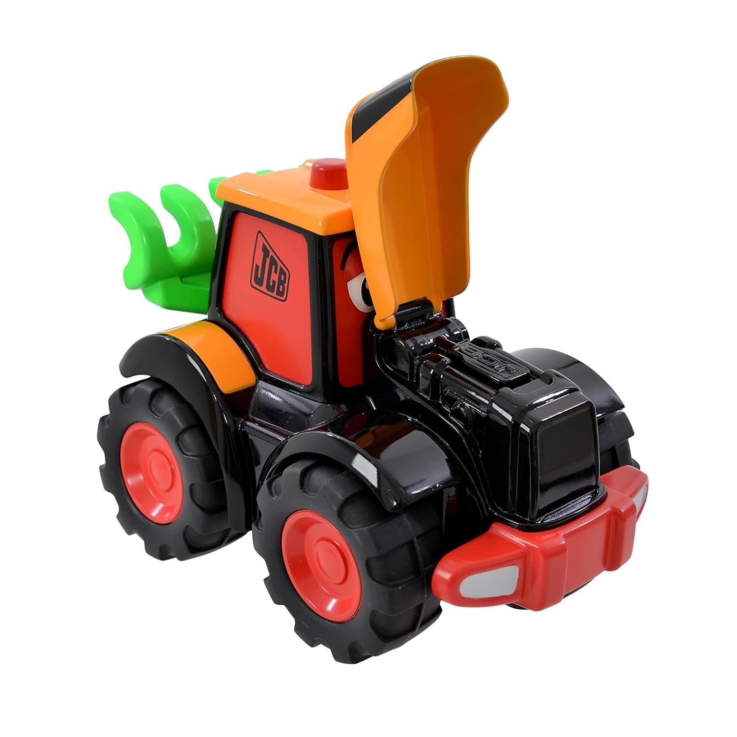 JCB Freddie Fastrac Dumptruck, Supersized Push Along Construction Toy Truck for Kids & Boys, Yellow view 3