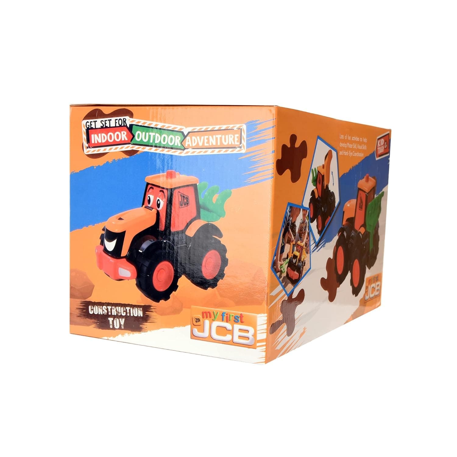 JCB Freddie Fastrac Dumptruck, Supersized Push Along Construction Toy Truck for Kids & Boys, Yellow view 8