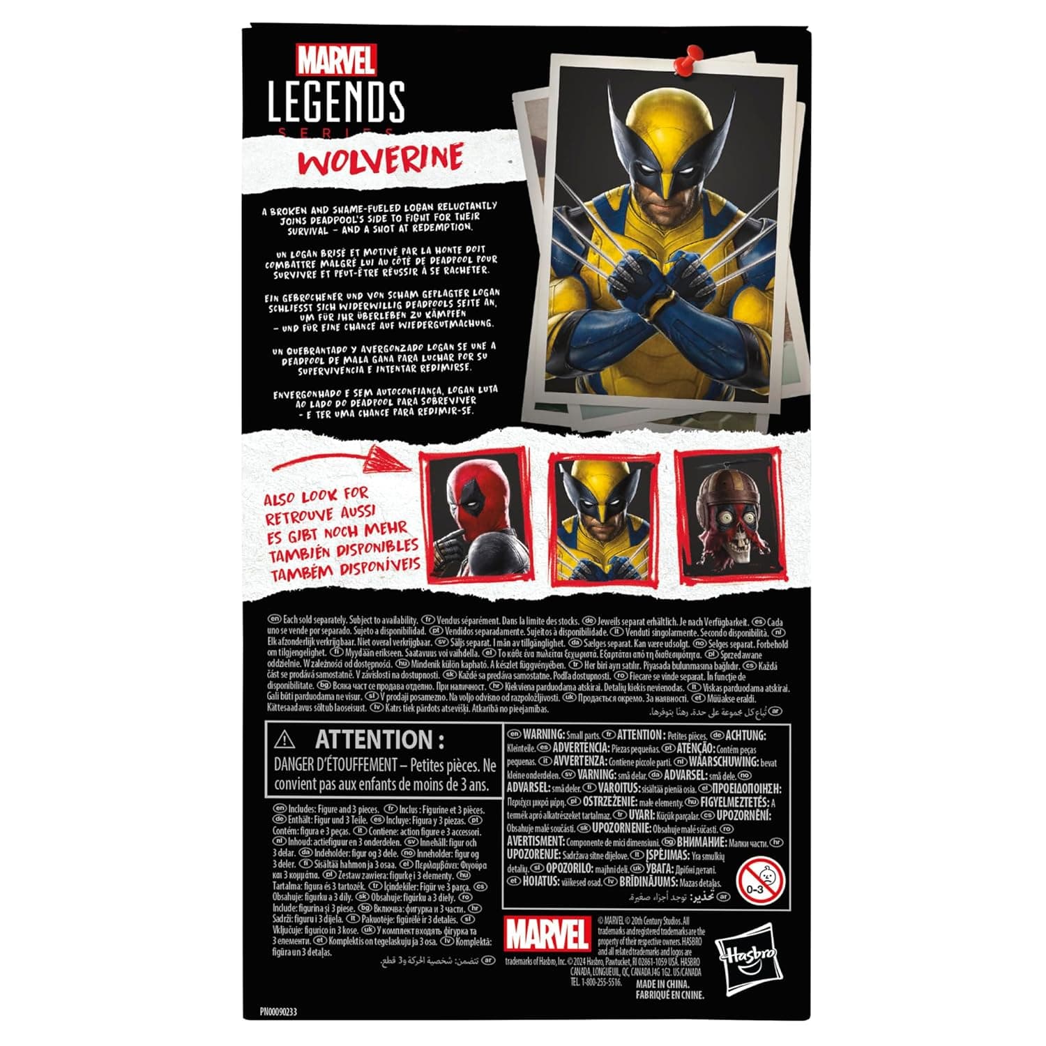 Marvel Legends Series Wolverine, Deadpool Wolverine Collectible 6 Inch Action Figure for Adults Ages 14 and Up view 9