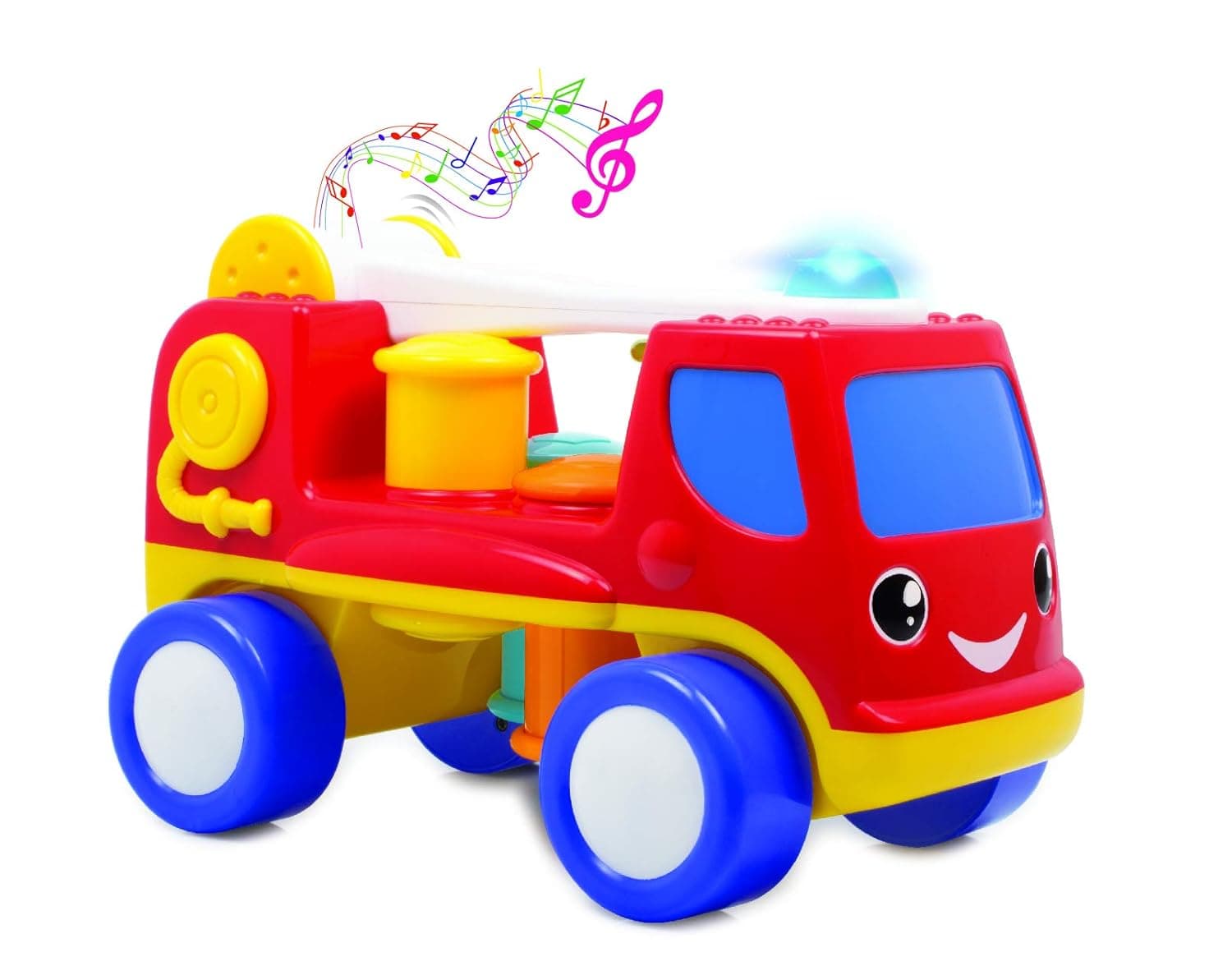 Funskool Giggles Peg Basher Fire Engine view 2