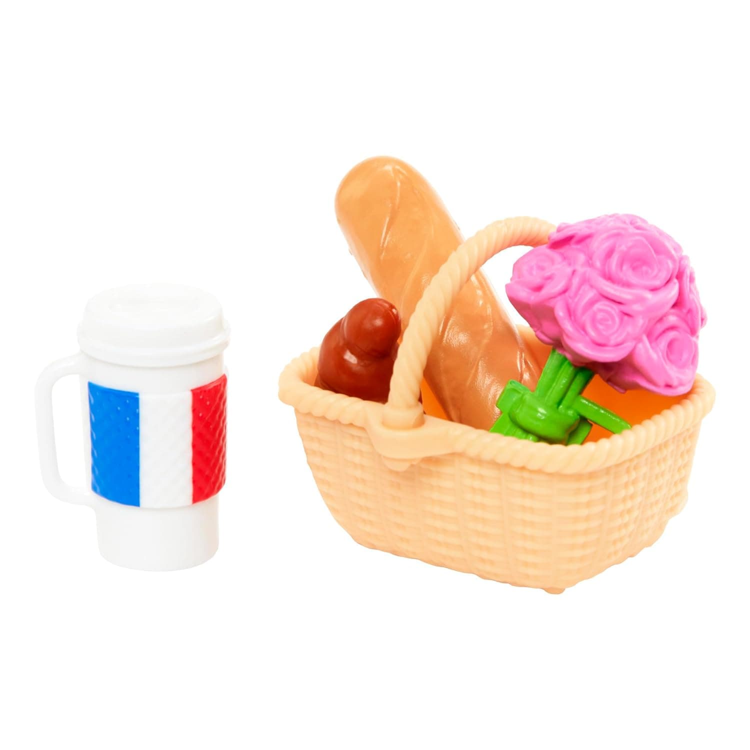 Barbie Pink Passport Paris Doll Set With Clothes & Picnic Accessories, Includes Brunette Doll view 5