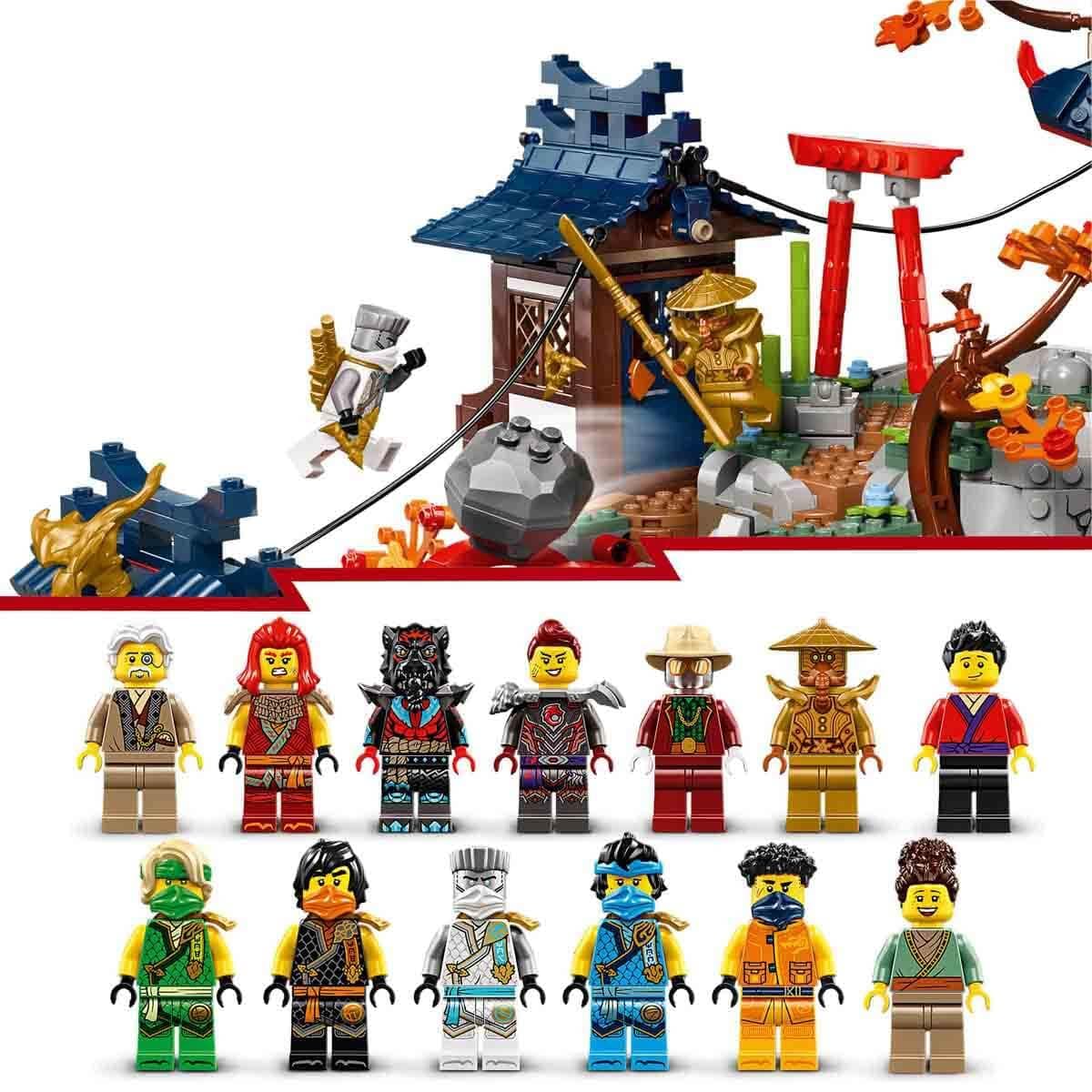 LEGO NINJAGO Tournament Battle Arena Playset 71818 Building Blocks for 18+ Gift view 2