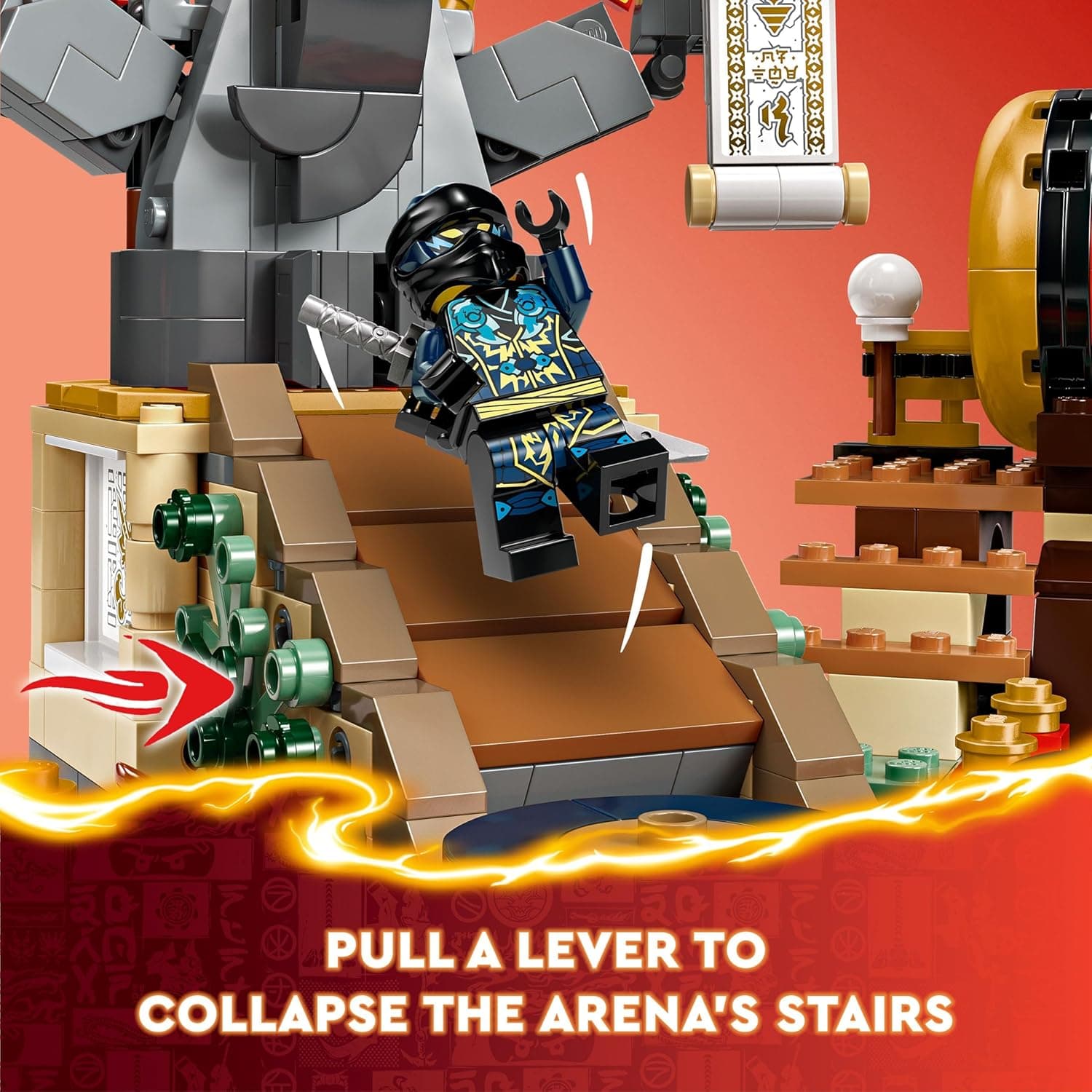 LEGO NINJAGO Tournament Battle Arena Playset 71818 Building Blocks for 18+ Gift view 6