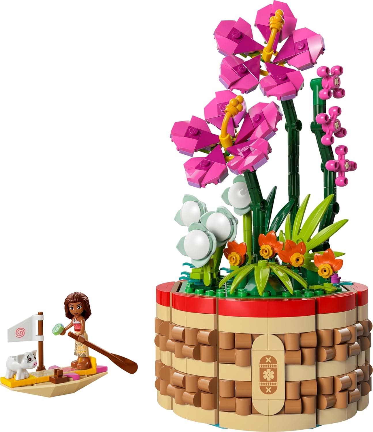 LEGO ǀ Disney Moana’s Flowerpot Buildable Flower Toy 43252 Building Blocks Toys for 9+ Gift for Boys and Girls view 3