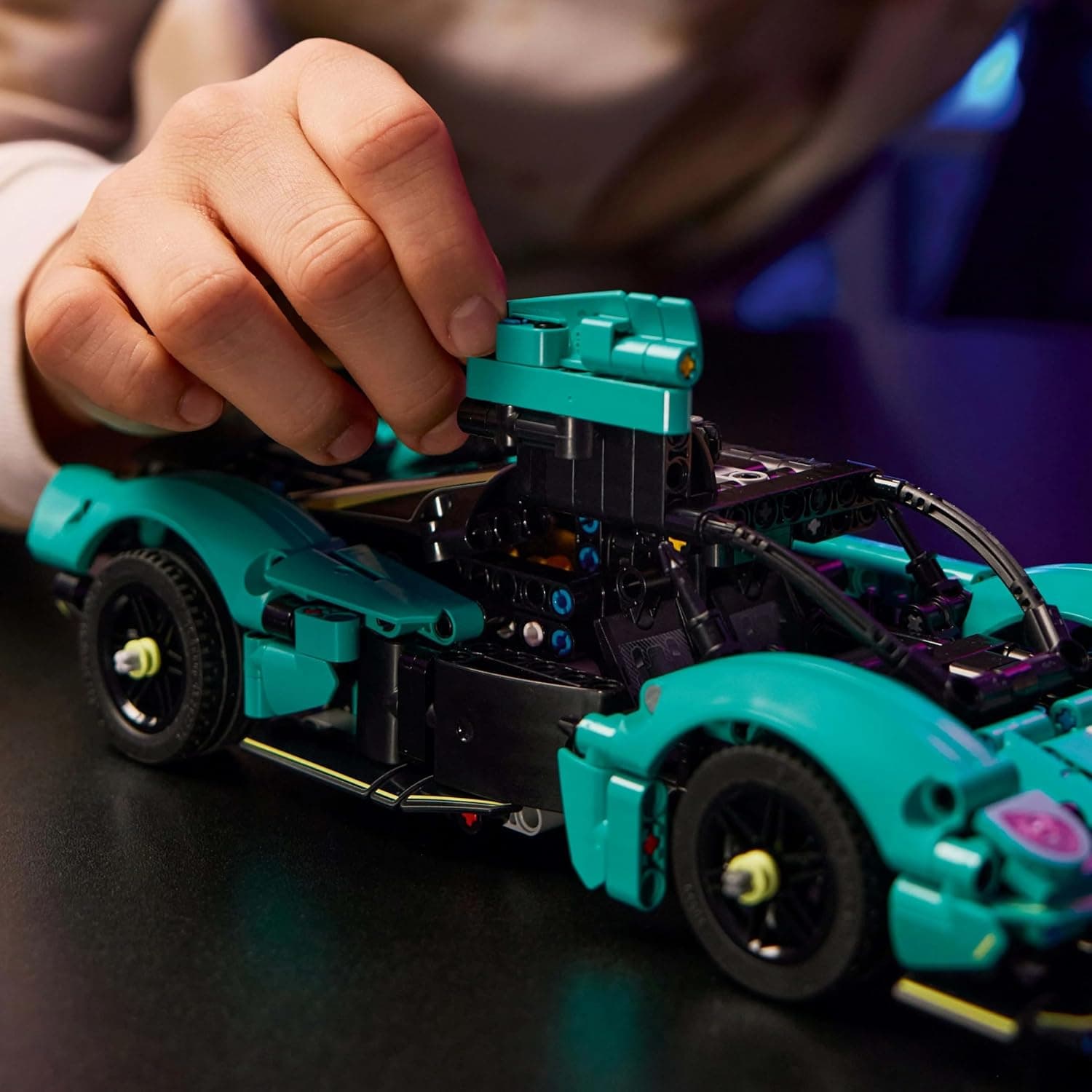 LEGO Technic Aston Martin Valkyrie Buildable Car Model Kit 42208 Building Blocks Toys for 9+ Gift for Boys and Girls view 4