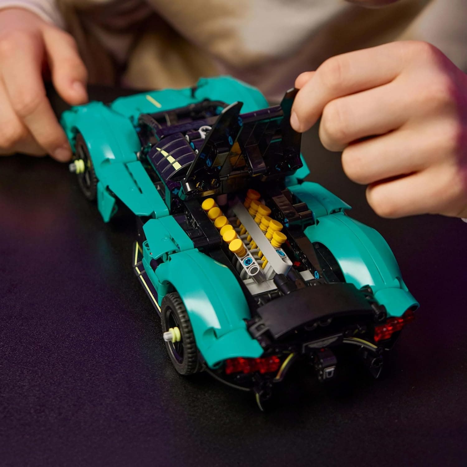 LEGO Technic Aston Martin Valkyrie Buildable Car Model Kit 42208 Building Blocks Toys for 9+ Gift for Boys and Girls view 5