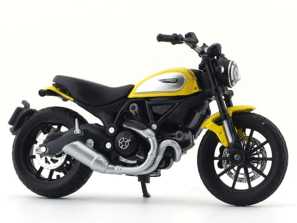 Maisto Ducati Scrambler Icon Diecast Bike Model (1:18 Scale) view 6