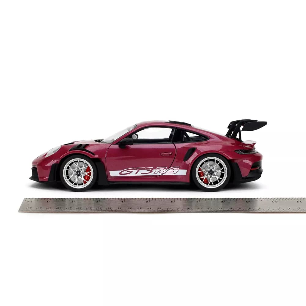 Jada Pink Slips Porsche 911 (992) GT3 RS Ruby Star 1:18 view 4