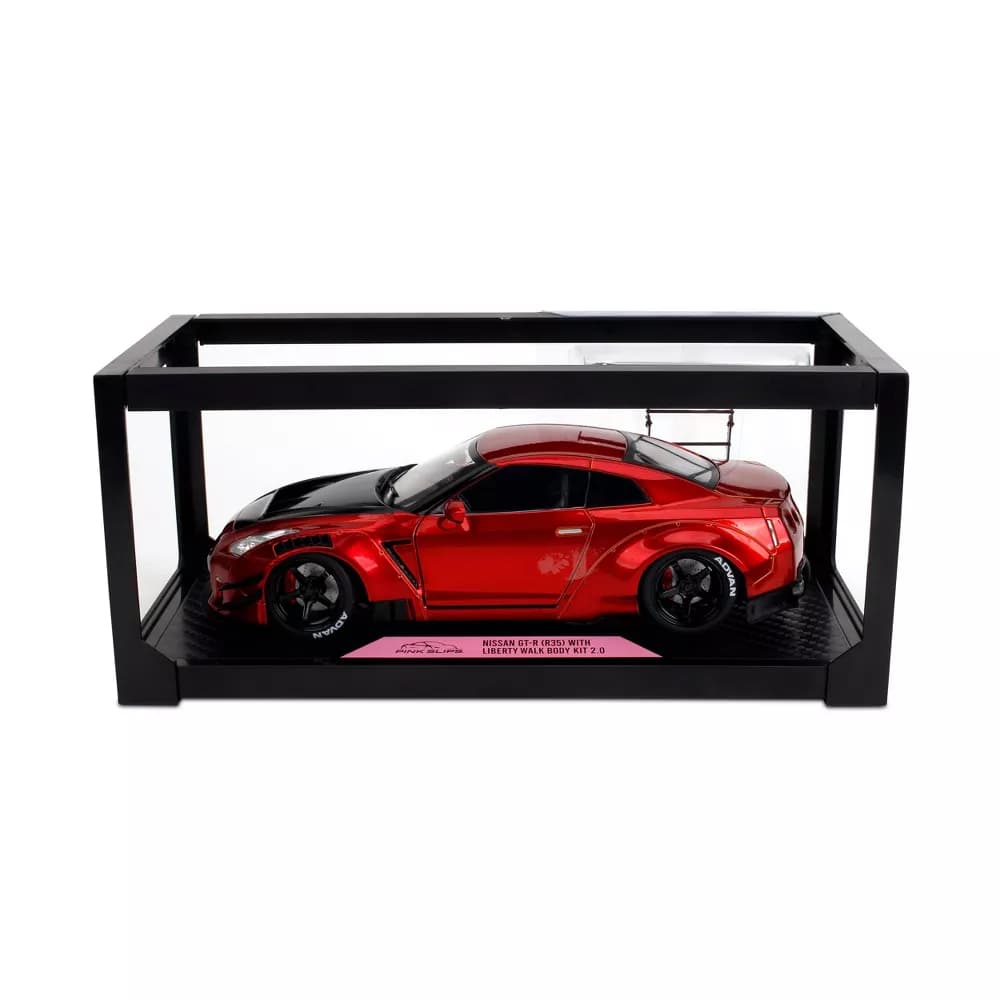 Jada Pink Slips Nissan GTR R35 LB Kit 1.5 Red and Black 1:18