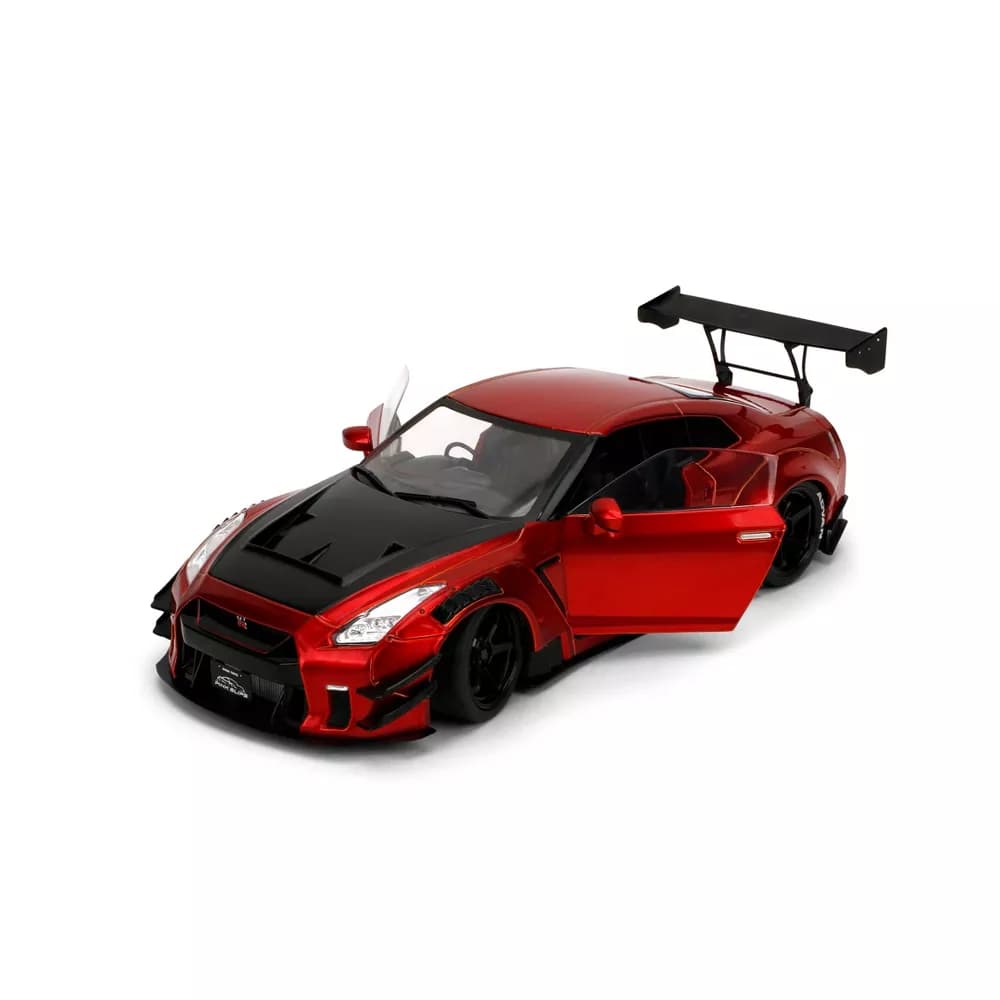 Jada Pink Slips Nissan GTR R35 LB Kit 1.5 Red and Black 1:18 view 4
