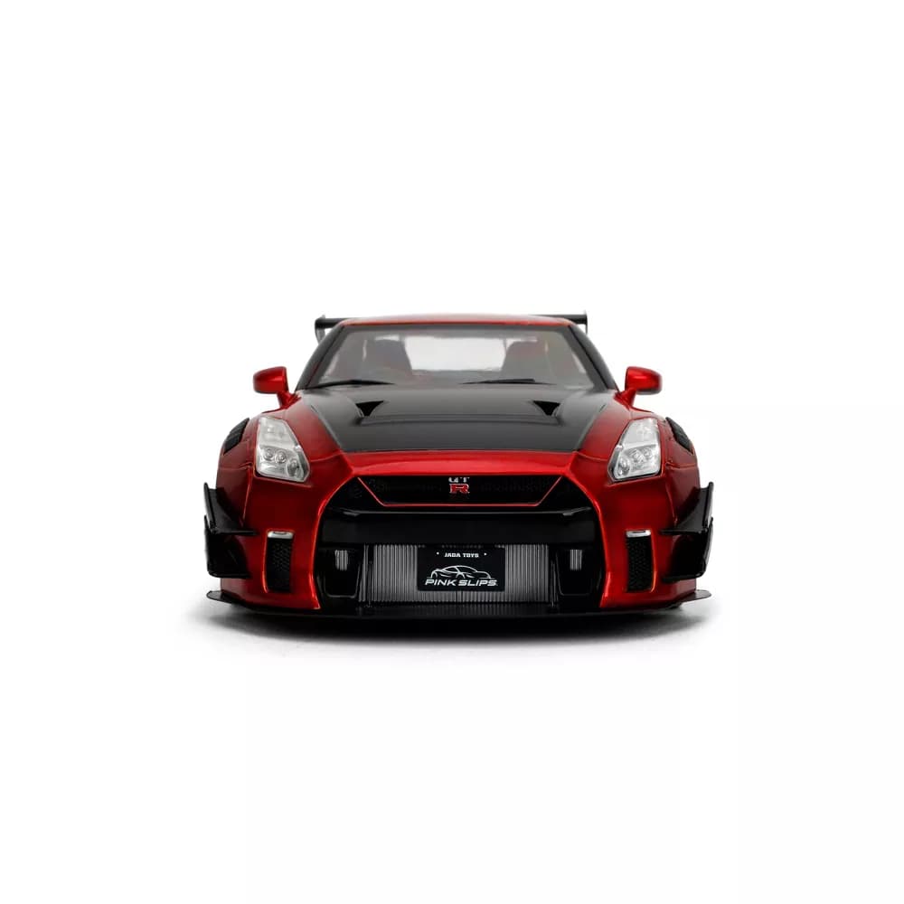 Jada Pink Slips Nissan GTR R35 LB Kit 1.5 Red and Black 1:18 view 6