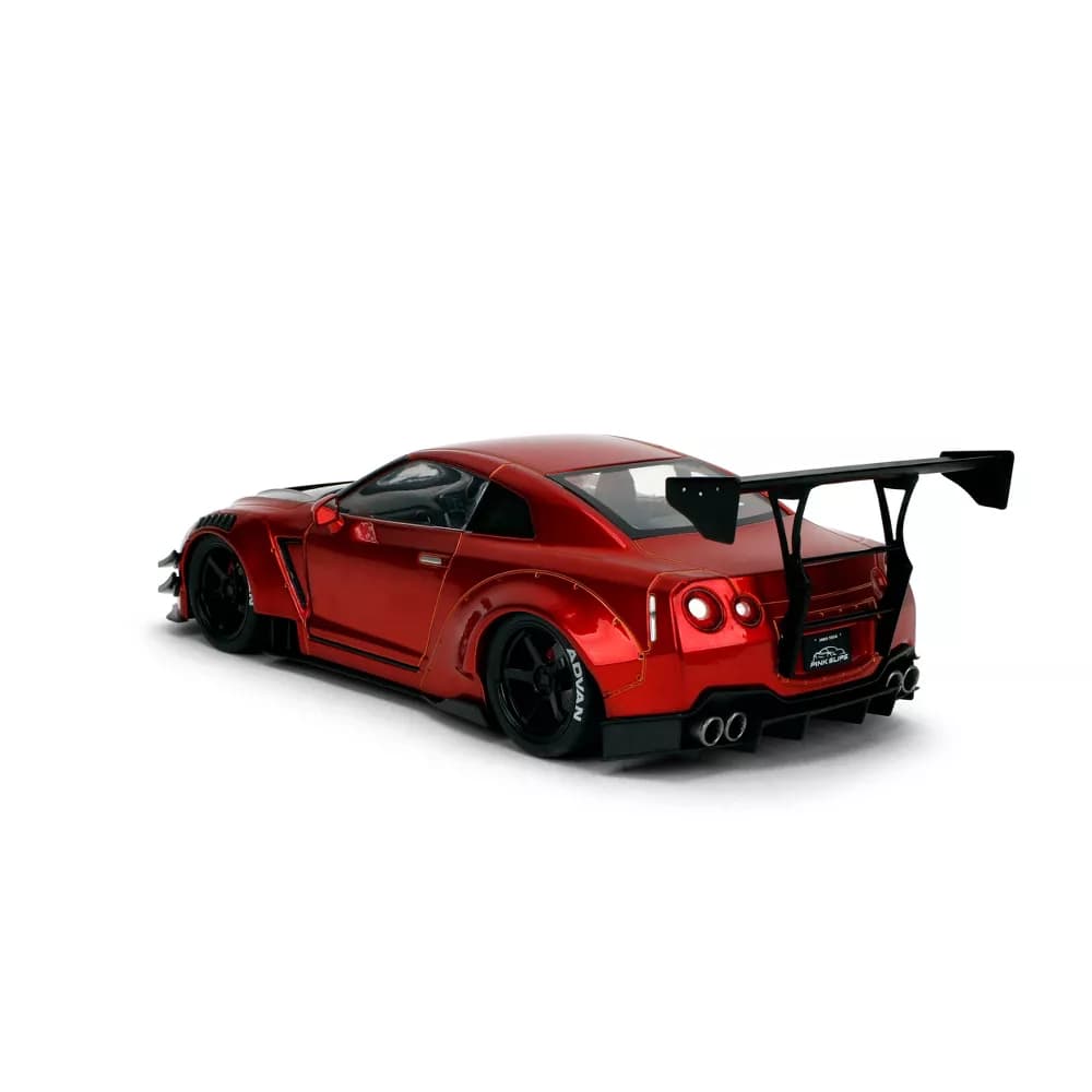 Jada Pink Slips Nissan GTR R35 LB Kit 1.5 Red and Black 1:18 view 8