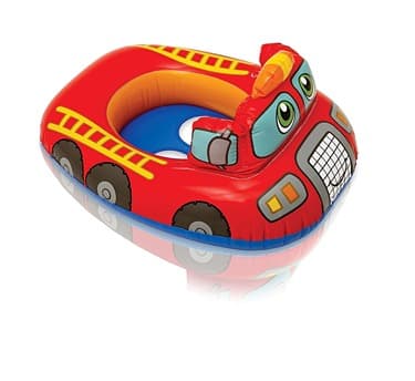 Intex Play King Inflatable Plane Shape Swim Pool Water Float Ring Cruiser