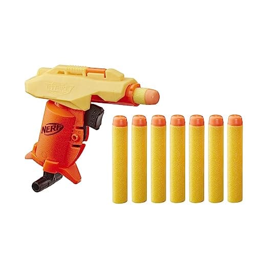 NERF Stinger Sd-1 Alpha Strike Toy Blaster, 8 Darts, for Kids, Teens, Adults, Yellow-Orange