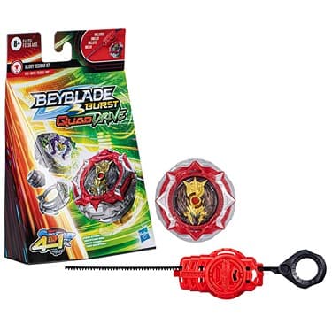 BEYBLADE Burst QuadDrive Glory Regnar R7 - Beyblade Spinning Top Starter Pack Toy, Beyblade Battling Game Top Toy with Launcher for kids Ages 8+, Original Beyblade by Hasbro