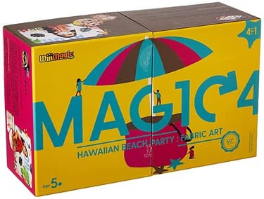 Magic4 Art Hawaiian Beach Party - Art and Craft kit, DIY Kit and Learn Fabric Arts and Painting for Girls 5 Years and Above, Multicolor