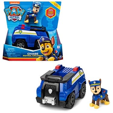 Paw Patrol Chase Patrol Cruiser Vehicle With Collectible Figure